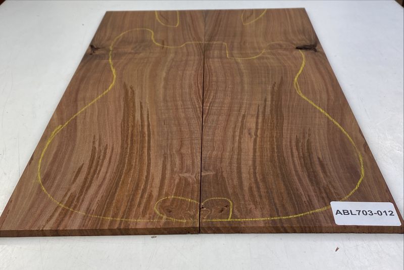 Top Australian Blackwood Prime, 2-pcs. 575x175x7mm Unique Piece #012